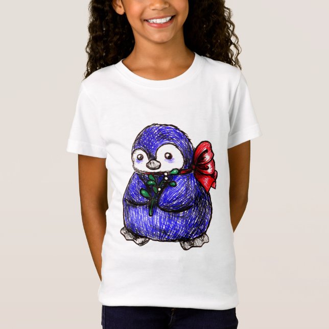 Camiseta Polluelo del pingüino (Anverso)