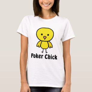 Camiseta Polluelo del póker