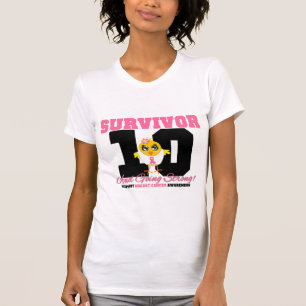 Camiseta Polluelo del superviviente del cáncer de pecho 10