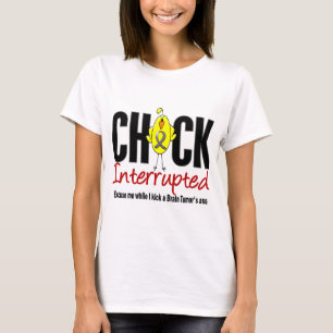 Camiseta Polluelo del tumor cerebral interrumpido