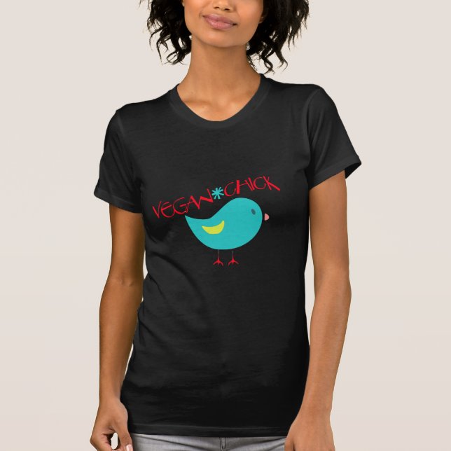 Camiseta Polluelo del vegano (Anverso)
