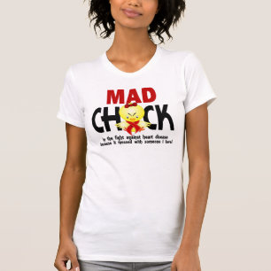 Camiseta Polluelo enojado en la enfermedad cardíaca de la