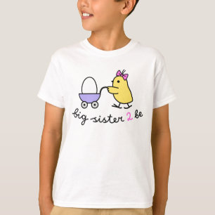 Camiseta Polluelo futuro de la hermana grande