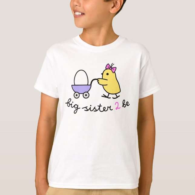 Camiseta Polluelo futuro de la hermana grande (Anverso)