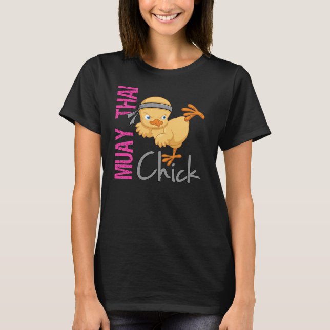 Camiseta Polluelo tailandés de Muay (Anverso)