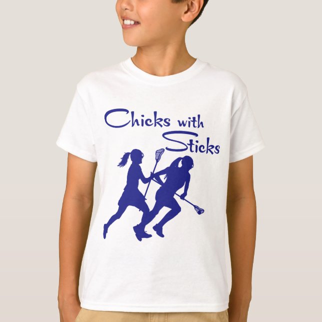 CAMISETA POLLUELOS CON LOS PALILLOS - LAX (Anverso)