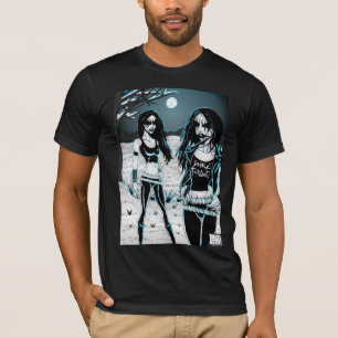 Camiseta Polluelos metalizado negros