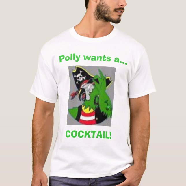 Camiseta Polly quiere… ¡CÓCTEL! (1) (Anverso)