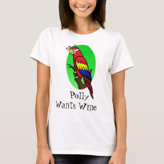 Camiseta Polly quiere el vino
