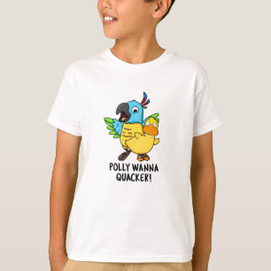 Camiseta Polly Wanna Quacker Funny Animal Pun