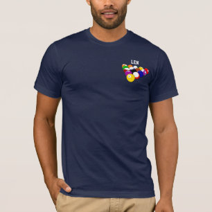 Camiseta polo de billar, lista para personalizar