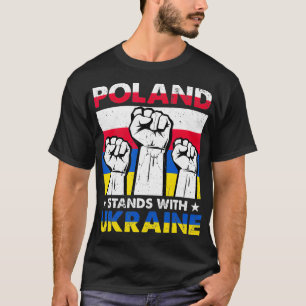 Camiseta Polonia apoya piezas de Ucrania