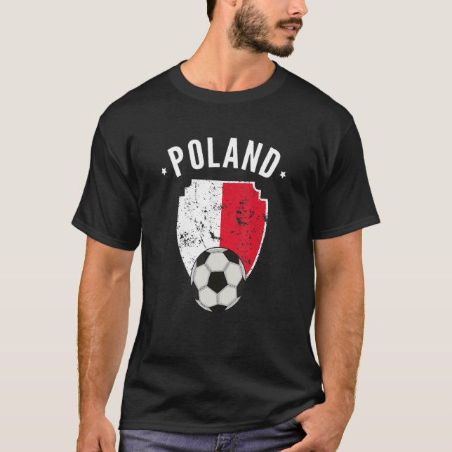 Camiseta Polonia: Bandera de Polonia Fútbol Orgullo polaco (Anverso)