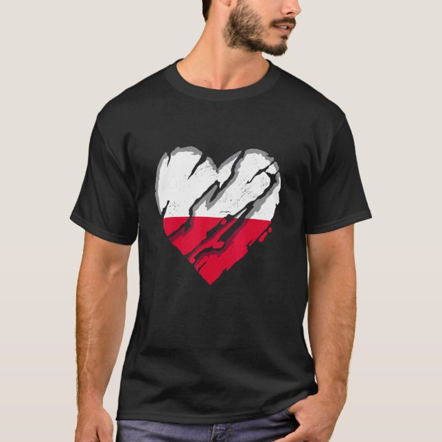 Camiseta Polonia Bandera polaca Orgullo polaco (Anverso)