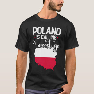 Camiseta Polonia dice que debo irme polaco