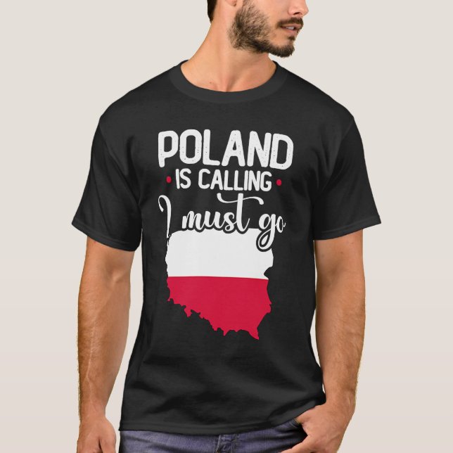 Camiseta Polonia dice que debo irme polaco (Anverso)