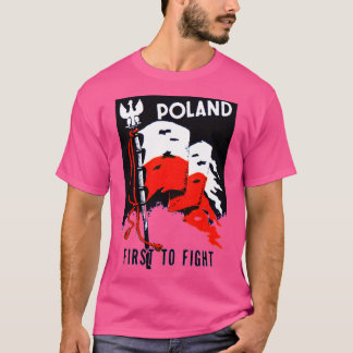 Camiseta Polonia en la Segunda Guerra Mundial primero en lu