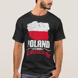 Camiseta Polonia es donde comienza mi historia