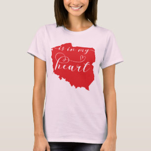 Camiseta Polonia Está En Mi Corazón
