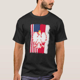 Camiseta Polonia Estados Unidos Polski Polska American Águi