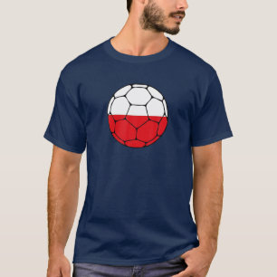 Camiseta Polonia: Jugador de equipo de fútbol, hombre de ba