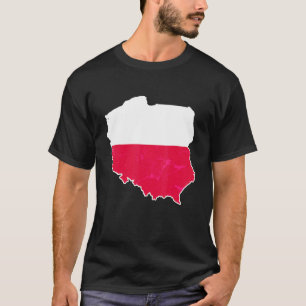 Camiseta Polonia Mapa a hincha de fútbol visita soca polaca