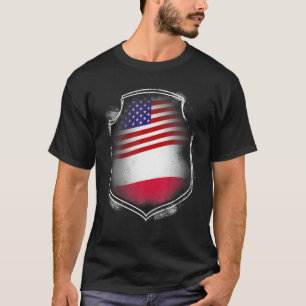 Camiseta Polonia Polonia Polonia EE.UU. banderas Orgullo po