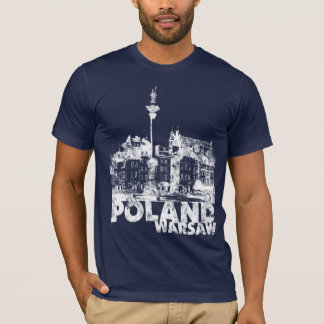 Camiseta Polonia Varsovia en oscuridad
