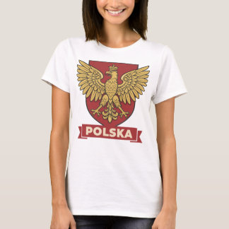 Camiseta Polska Águila Dorada Heráldica