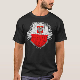 Camiseta Polska Chest Poland Eagle Bandera polaca Rota Pola