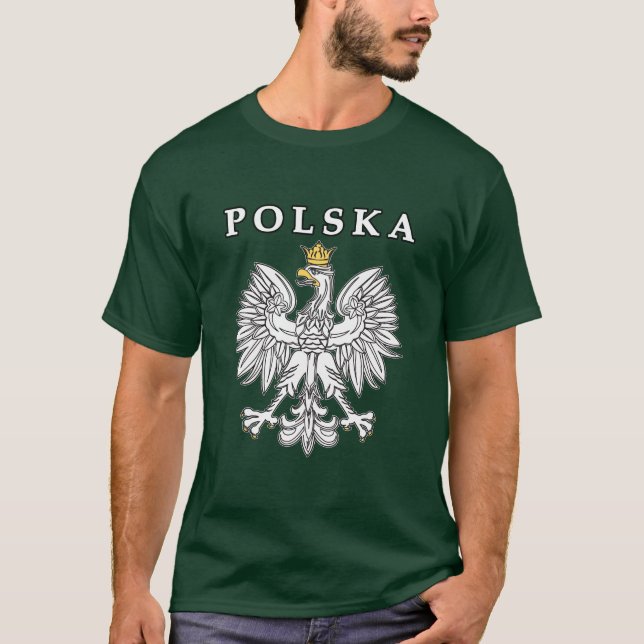 Camiseta Polska con Eagle polaco (Anverso)