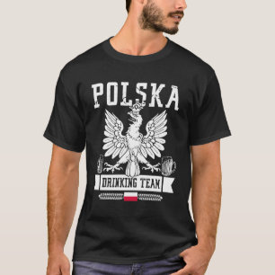 Camiseta Polska Drinking Team Polonia Bandera Py Beer Polac