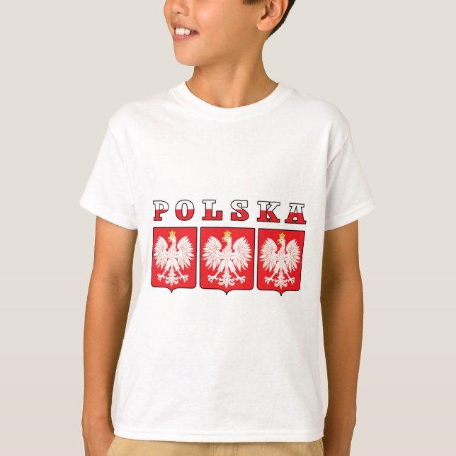 Camiseta Polska Eagle Shields (Anverso)