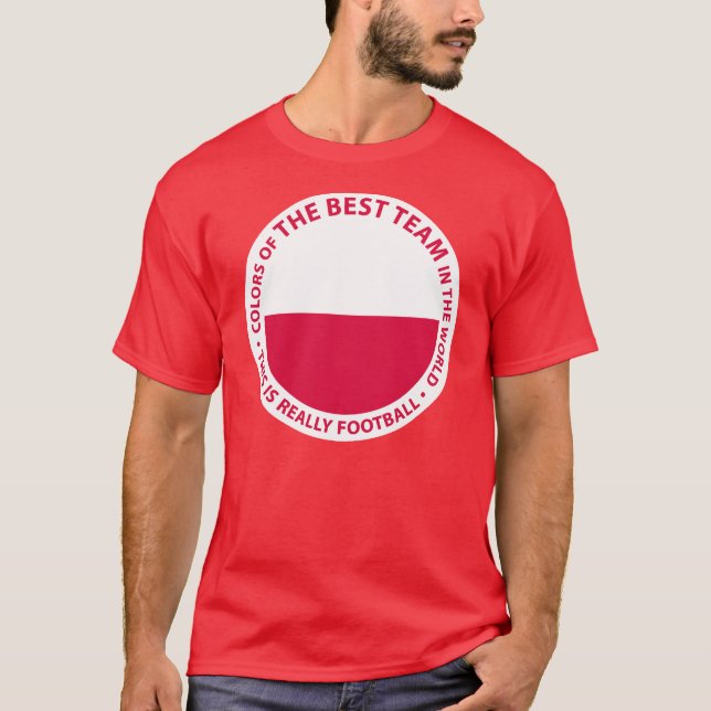 Camiseta Polska Poland Art Shield (Anverso)
