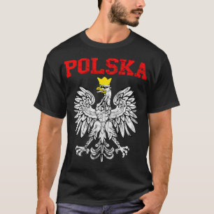 Camiseta Polska Polonia Águila Polonia Patrimonio Polaco Or