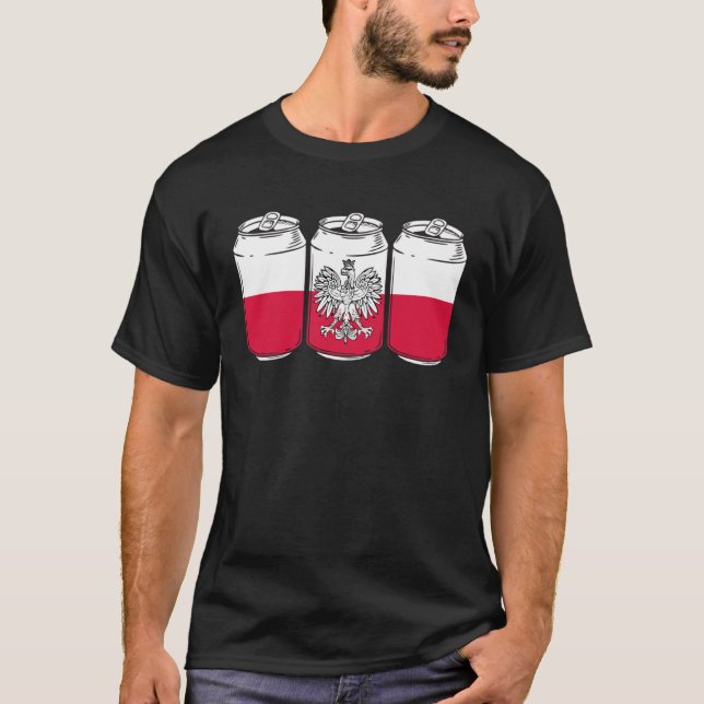 Camiseta Polska Soccer Polonia Bandera Fútbol Polaco B (Anverso)