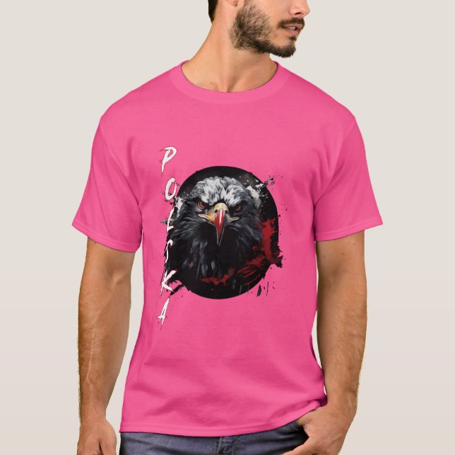 Camiseta Polska T-Shirt Escudo polaco Eagle Ultras (Anverso)