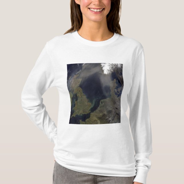 Camiseta Polvo africano soplando sobre Escocia (Anverso)