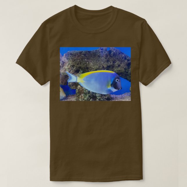 Camiseta Polvo Blue Tang Fish (Diseño del anverso)