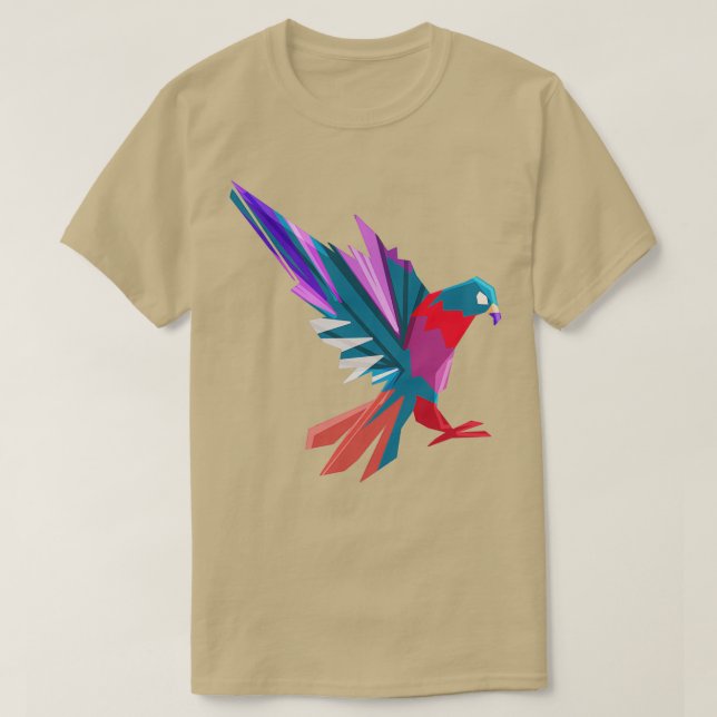 Camiseta Polvo colorido pichón Whisperer Regalo animal (Diseño del anverso)