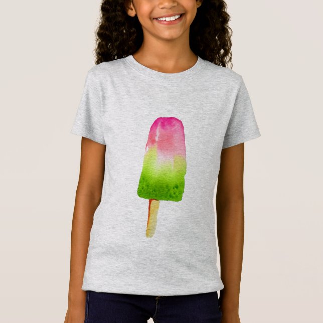 Camiseta Polvo de arte pop de frambuesa (Anverso)