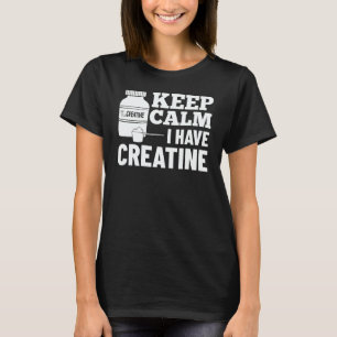 Camiseta Polvo de creatina monohidrato suplemento para cult