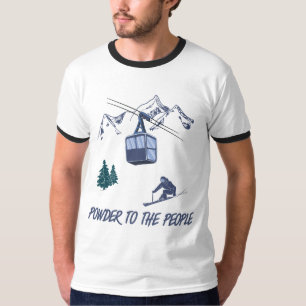 Camiseta Polvo para la estación de esquí People