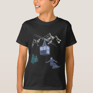 Camiseta Polvo para la estación de esquí People Snowboard
