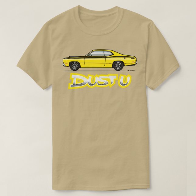 Camiseta Polvo U Amarillo (Diseño del anverso)