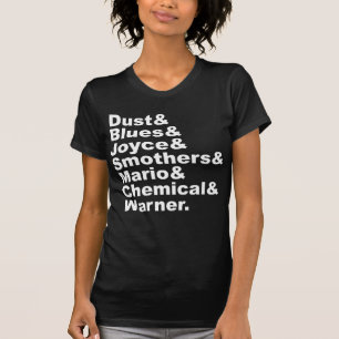 Camiseta Polvo y Blues y Joyce y Madres y Mario y Química
