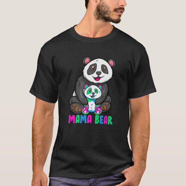 Camiseta Poly Pride Mamá Oso Mamá Ally LGBTQ (Anverso)