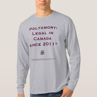 Camiseta Polyamory: Legal en Canadá (o es…?)
