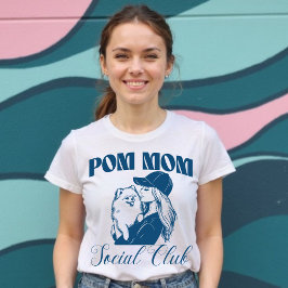 Camiseta Pom Dog Mom Social Club Women