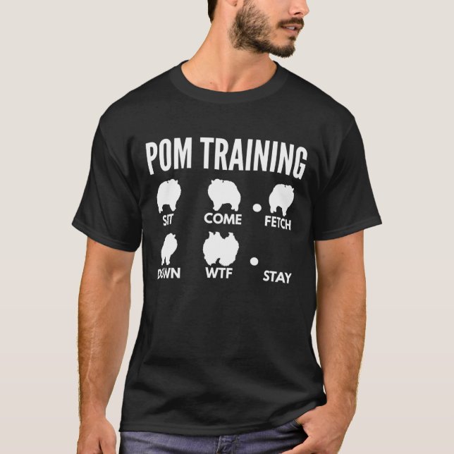 Camiseta Pom Formación Pomeranian Tricks (Anverso)